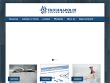 Tablet Screenshot of indychurchofchrist.org
